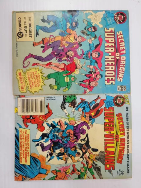 DC Blue Ribbon Digest - Secret Origins of Super-Heroes/Super-Villains