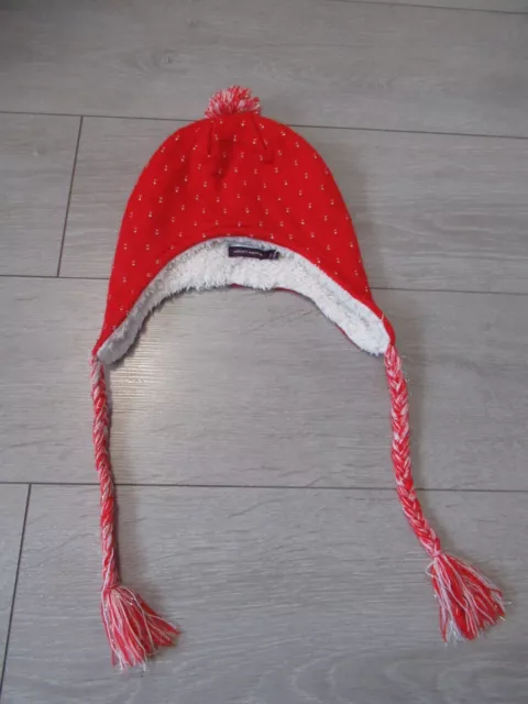 bonnet péruvien rouge pompon sergent major Taille 2 - 53 cm