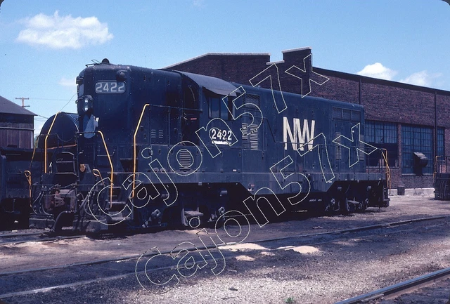 Original Slide- NW Norfolk & Western GP7 #2422 At Kansas City,MO. 4/79