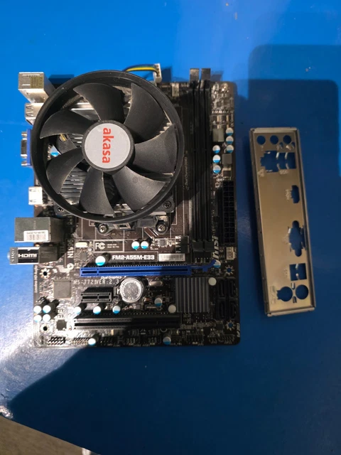 MSI FM2-A55M-E33 SOCKET FM2 DDR3 Micro ATX Motherboard With I/O Shield ...
