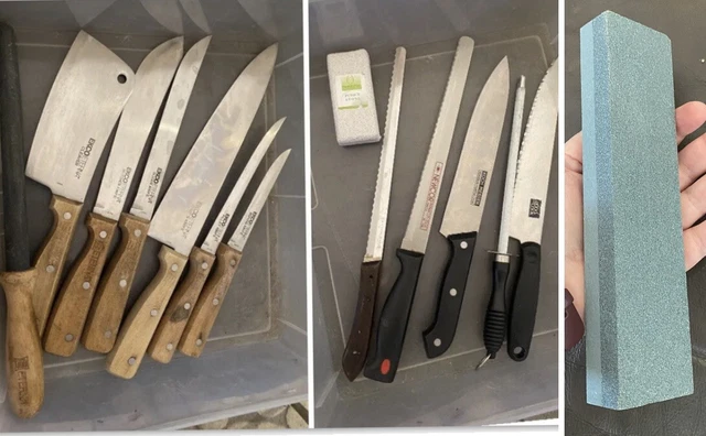 12 Ekco Eterna Chefs Knife Cleaver Butcher Slicer Filet Butcher Boning Sharpener 12 Ekco Eterna Chefs Knife Cleaver Butcher Slicer Filet Butcher Boning Sharpener