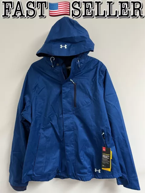 Under Armour Women’s Storm 2 ColdGear Sienna 3-In-1 Jacket, Large, Blue - NWT!