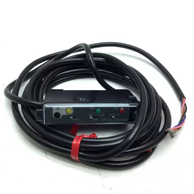 Keyence FS-T22 Fiber Optic Photoelectric Sensor Amplifier 12-24VDC NPN