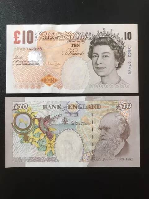 UNC Bank Of England £10 Ten Pounds Banknote Bailey Signed 2004 UK British,