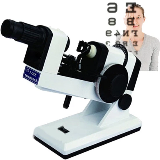 Manual Lensmeter Lens Tester Focimeter Optometry Machine Lab Equipment ±5 D
