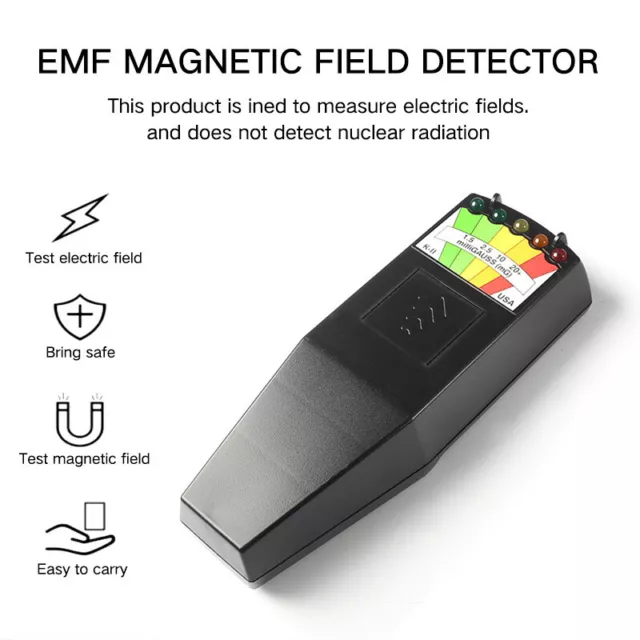 EMF Meter Paranormal Ausrüstung Magnetisch Feld Geist Jagd Strahlung Detektor