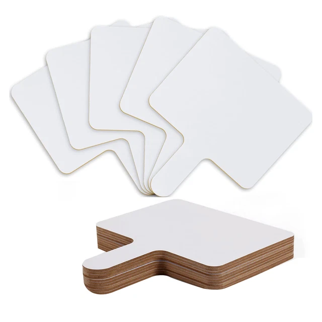 10 StüCk 24,6 X 20,3 Cm Trocken Abwischbares Antwortpaddel, Haltegriff Aus 5047