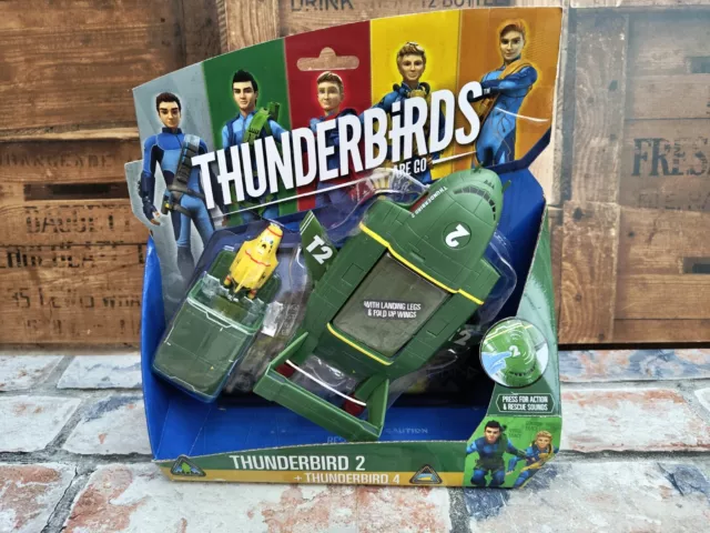 Thunderbirds Are Go Thunderbird 2 and 4 - New Sealed