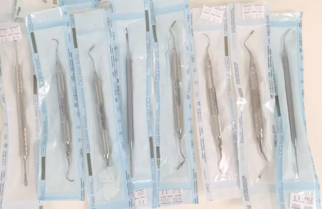 Konvolut Dental Instrumente Zahnarzt Küretten Edelstahl Dentist Instruments 2