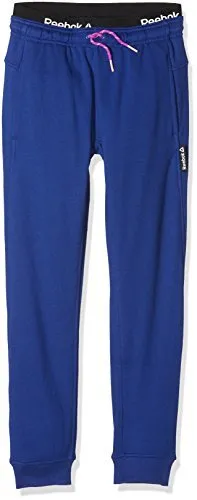 Reebok ragazze G blu Ci sudore pantaloni, pantaloni sportivi, 128, 7-8anni