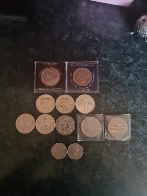 Joblot Of Coins With Royal Connections X12