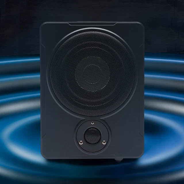 Caisson De Basses Actif YyanLAK 8 Pouces 600W Sous Siège Voiture Kit Câblage Caisson De Basses Actif YyanLAK 8 600W - Subwoofer Voiture Avec Ampli - Montage Sous Siège Haut-parleur Actif Avec Ampli