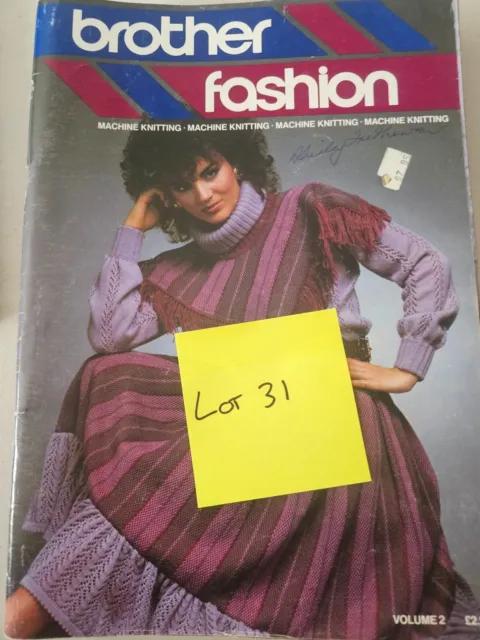 Knitting Machine Magazine:  Brother Fashion Magazine X 6 (Lot 31)