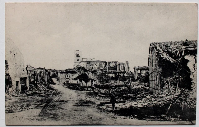 cpa main street village Forges meuse battle of Verdun 1916