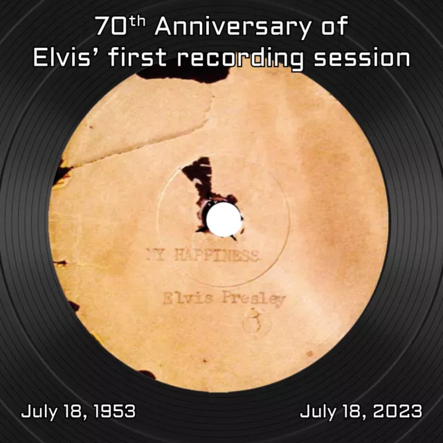 CD 70th Anniversary of Elvis Presley’ first recording session : My Happiness...