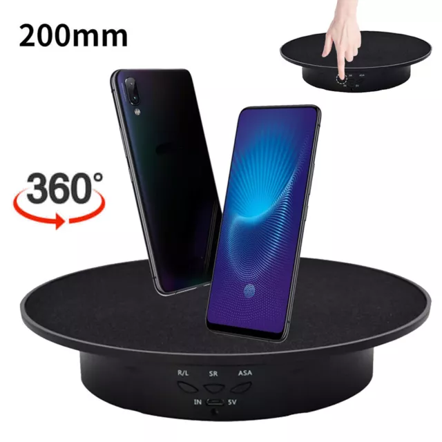 Electric Turntable Display Stand Jewelry Photography Show Holder 360?? Rotating