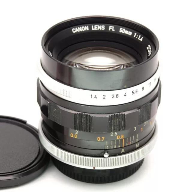 Canon FL 50mm 1:1.4 Objektiv Lens Silver Nose FD Mount für FT FTb AE-1 A-1 T70