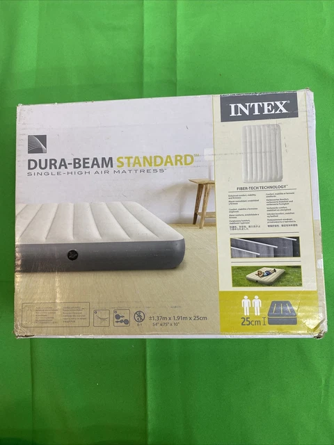 INTEX DURA-BEAM STANDARD Series Single Height Inflatable Air Mattress £ ...
