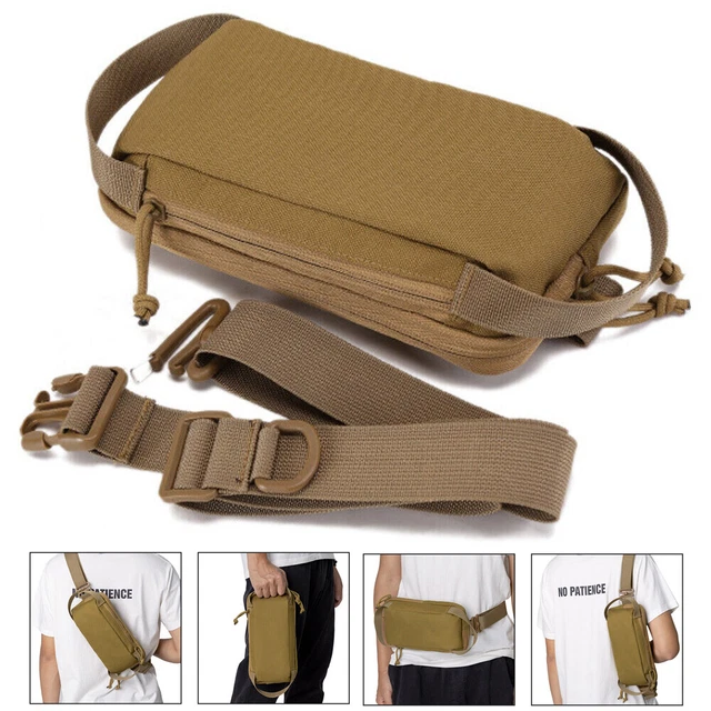 Sling Bag Waterproof Tactical Waist Bag Portable Bag Shoulder Belt Bag for Men