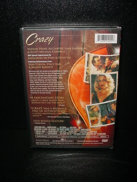 (EV1135) CRAZY THE Hank Garland Story Wayne Payne Ali Larter 2010 NEW ...