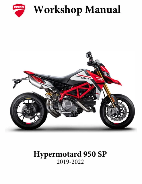 Ducati Hypermotard 950 SP 2019 2022 Manuale Officina Riparazione Service ENG PDF