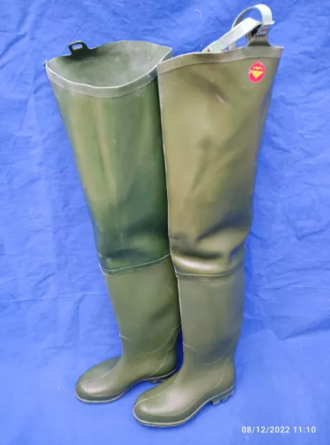 Rubber Boots waders vintage caucho goma pesca botas Caza,, GAVIOTA CRUZ HARO, 40