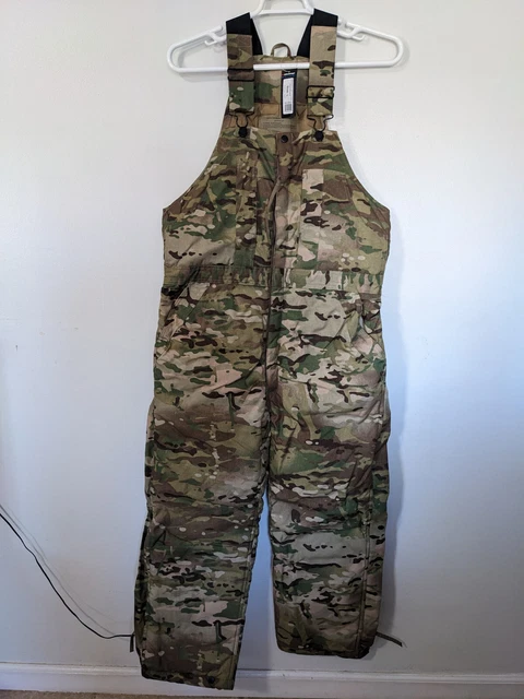 Extreme Cold Weather Bibs Insulated Multicam/OCP Overalls Size Large