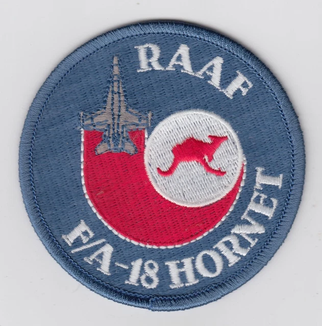 RAAF ROYAL AUSTRALIAN Air Force F/A-18 Hornet Pilot Patch Insignia Iron ...