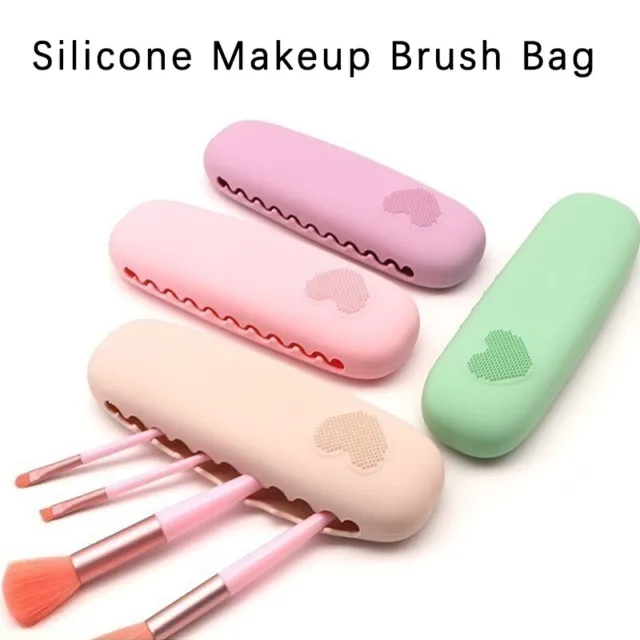 Lazy Makeup Bag Portable Cosmetic Brush Holder Case Storage Box Travel