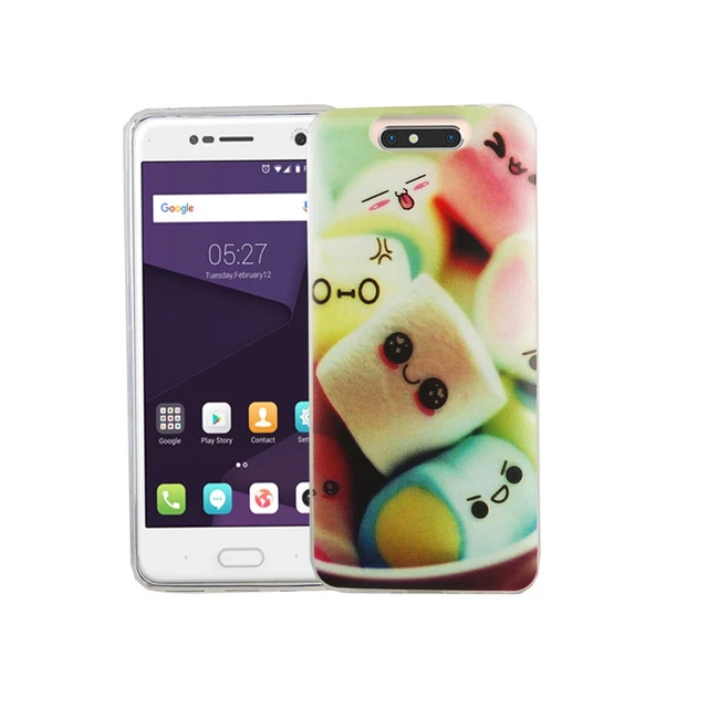 Case Motif Case Cover for ZTE Blade V8 Marshmallows+9H Glass New