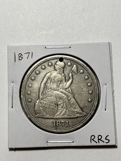 1871 Liberty Seated Dollar XF Details