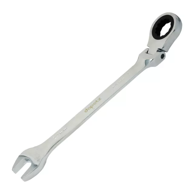 24mm Flexible RATCHET Spanner/Wrench COMBINATION Open/Ring Head QUALITY