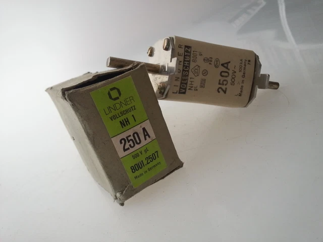 Lindner Vollschutz NH1 250A 500V Gl 8001.2507