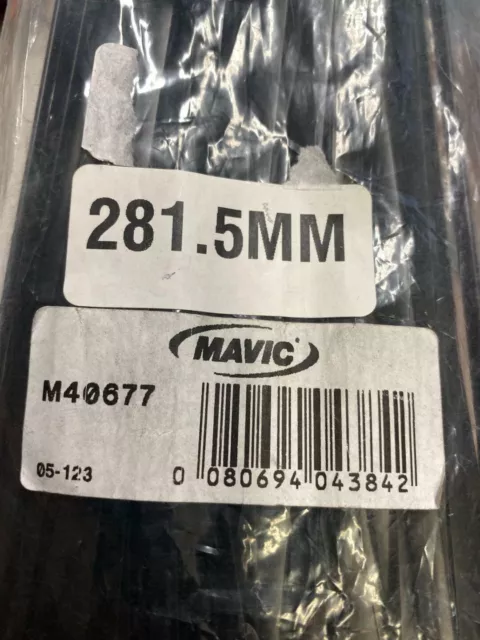 new MAVIC Ksyrium SSC SL 1999-2003 FRONT 281.5mm SPOKE black M40677 one spoke new MAVIC Ksyrium SSC SL 1999-2003 FRONT 281.5mm SPOKE black M40677 one spoke