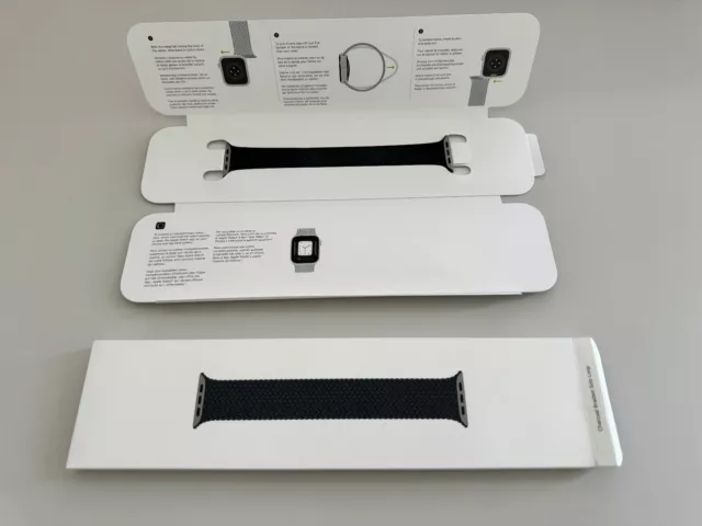 Cinturino Apple Watch Solo Loop intrecciato aderente in tessuto 44mm taglia 10