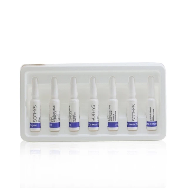 NEW Sothys Cosmeceutique RA Regenerative Ampoules 0.05oz Womens Skincare