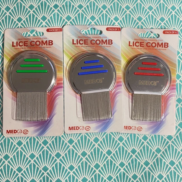 MEDca Lice Comb Head Lice Nit Treatment Individually Packaged Set of 2