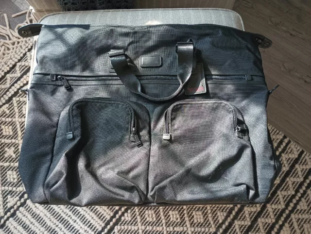 Tumi Alpha Bravo Kessler Duffel Carry-on Travel Bag Black