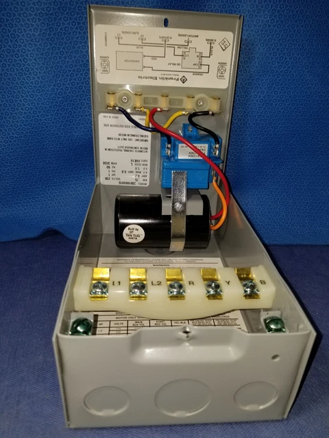 FRANKLIN ELECTRIC SUBMERSIBLE Motor Control Box QD 1 HP 230V 1-Phase ...