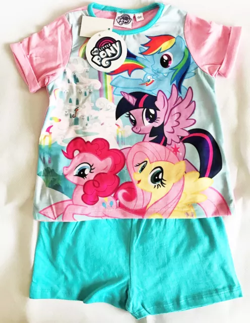 Neuf ensemble pyjama court personnage officiel "My Little Pony" 2-3 ans 2