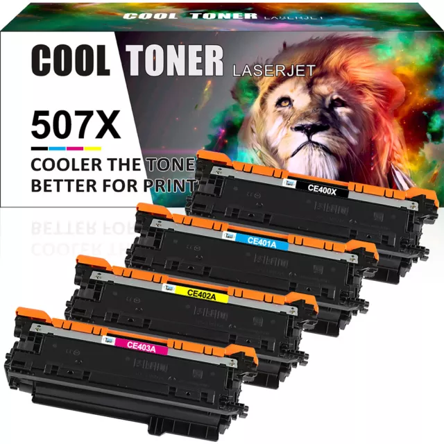 4 XXL TONER KARTUSCHEN für HP LaserJet 500 color M 551dn 551xh 570dn M575 M570