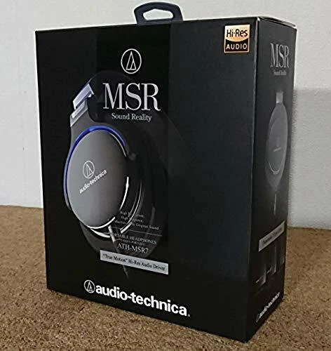 audio-technica-ATH-MSR7 BK Haute Résolution Casque Japon Usé