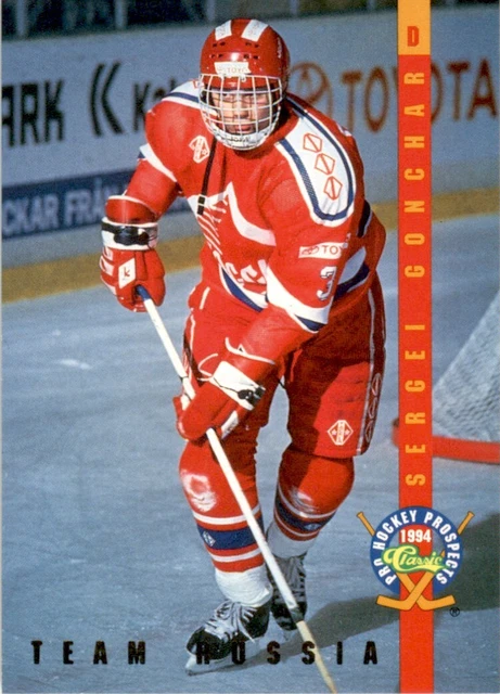 1994 Classic Pro Prospects Ice Ambassadors #IA19 Sergei Gonchar Team Russia