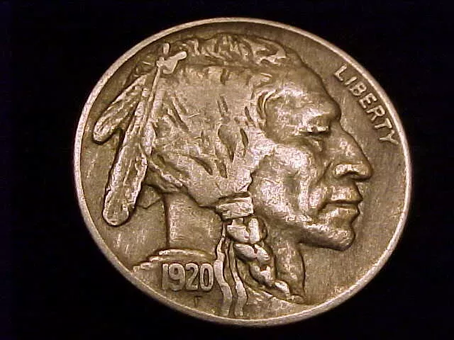 1920  Buffalo Nickel, Extra Fine  in Grade.