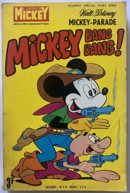 Mickey parade 938 bis  Mickey Bang Bang! édition originale de 1970 en bon état