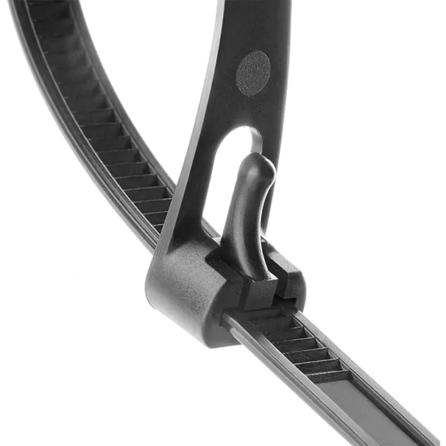 Releasable Zip Ties 12Inch Heavy Duty Zip Tie Thick Black Cable Ties 100Lb2898
