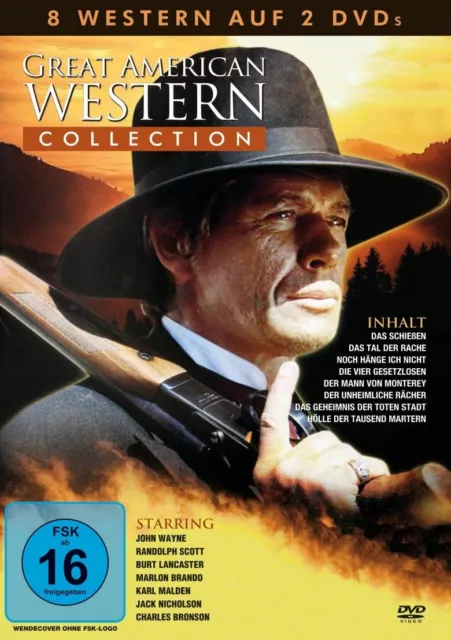 Great American Western Collection 2 DVDs, John Wayne, Western, Neu