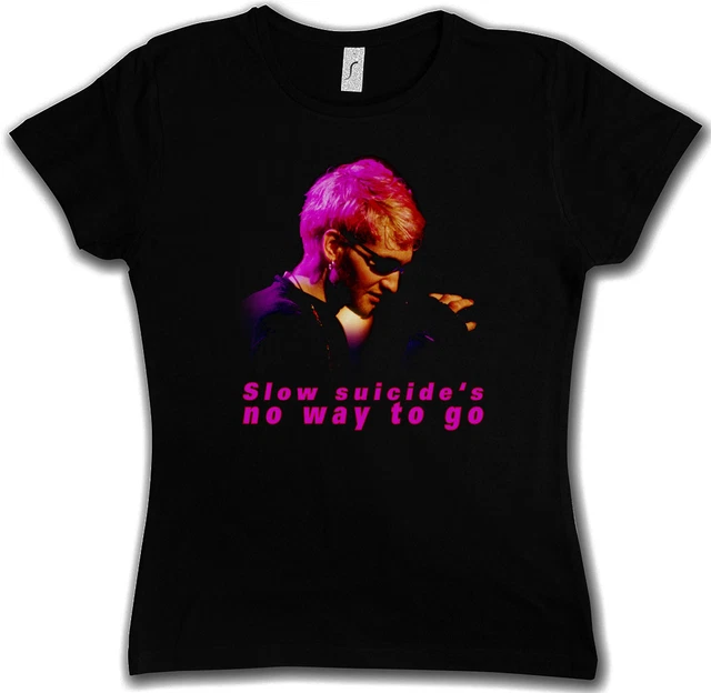 CAMICIA SLOW SUICIDE?S NO WAY TO GO GIRLIE Layne Staley Alice Grunge In Chains