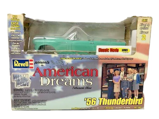 Revell American Dreams 56 Thunderbird pre-painted Metal Body Model Kit