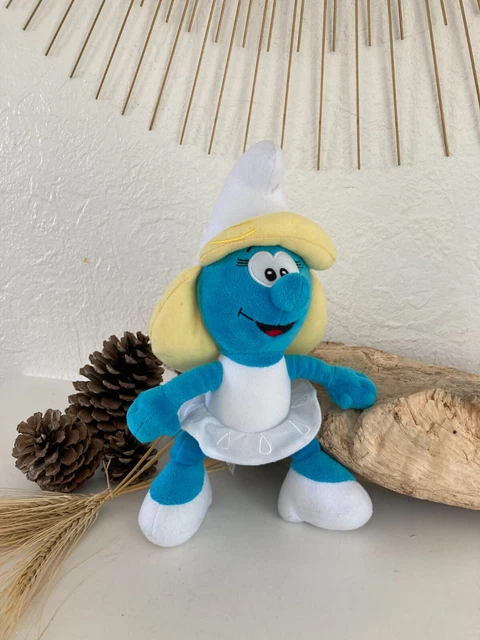 🏁 Peluche Doudou Schtroumpfs Schtroumpfette The Smurfs Peyo 2016 Hauteur 25 Cm